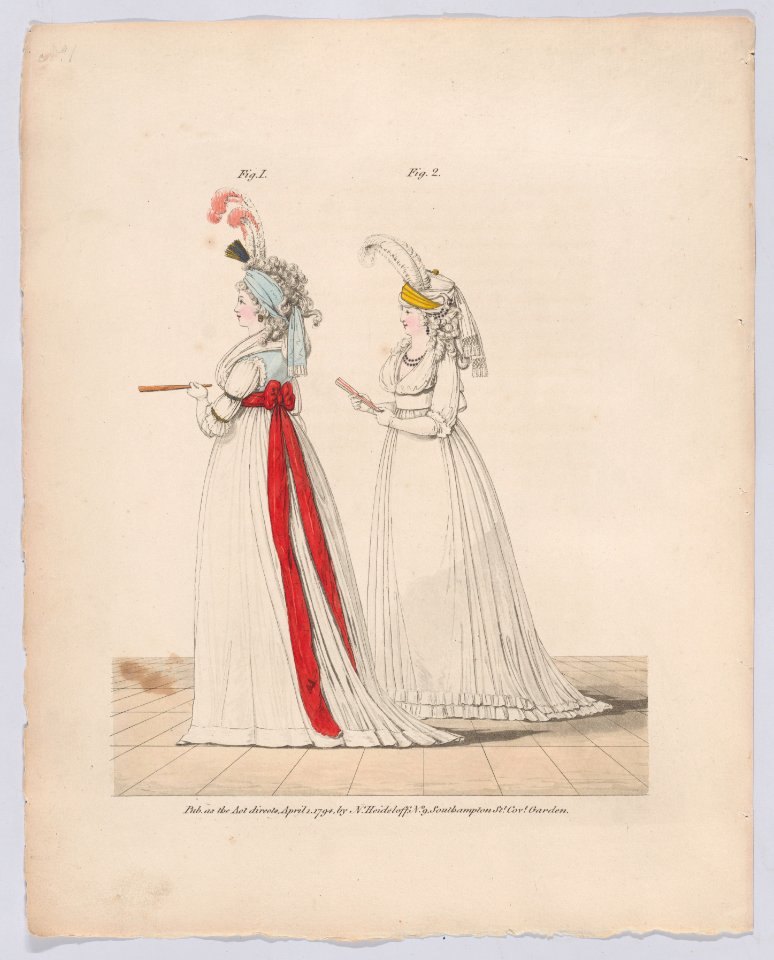 Gallery of Fashion, vol. I- April 1, 1794- March 1, 1795 Met DP889204