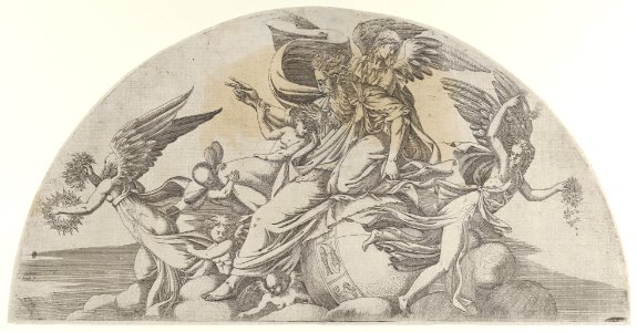 God Seated on the World MET DP855108