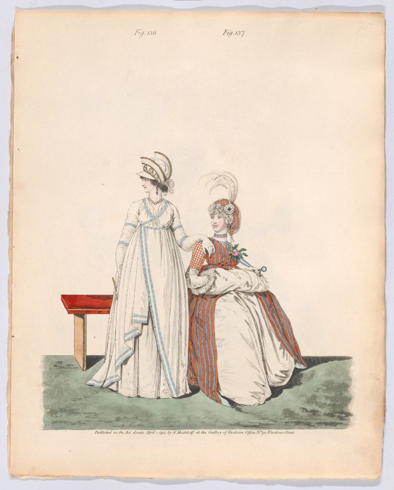 Gallery of Fashion, vol. IV- April 1 1797 - March 1 1798 Met DP889131