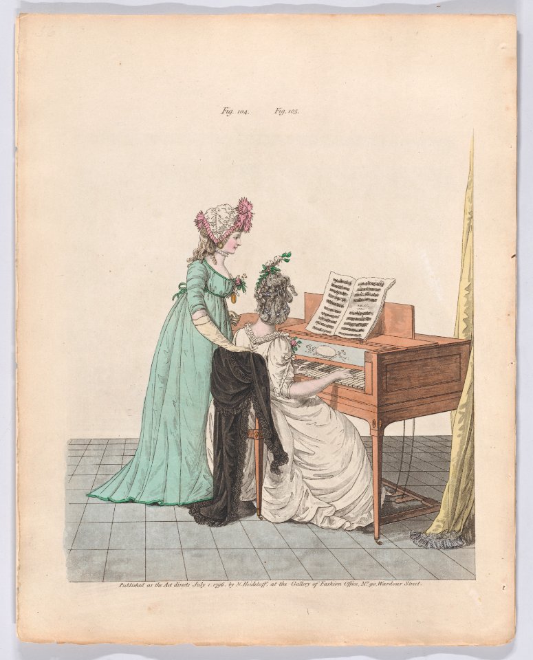 Gallery of Fashion, vol. III- April 1 1796 - March 1 1797 Met DP889112