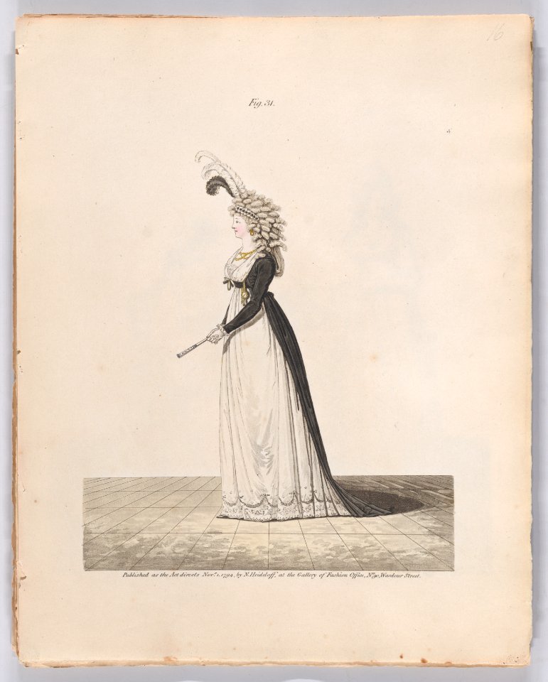 Gallery of Fashion, vol. I- April 1, 1794- March 1, 1795 Met DP889219