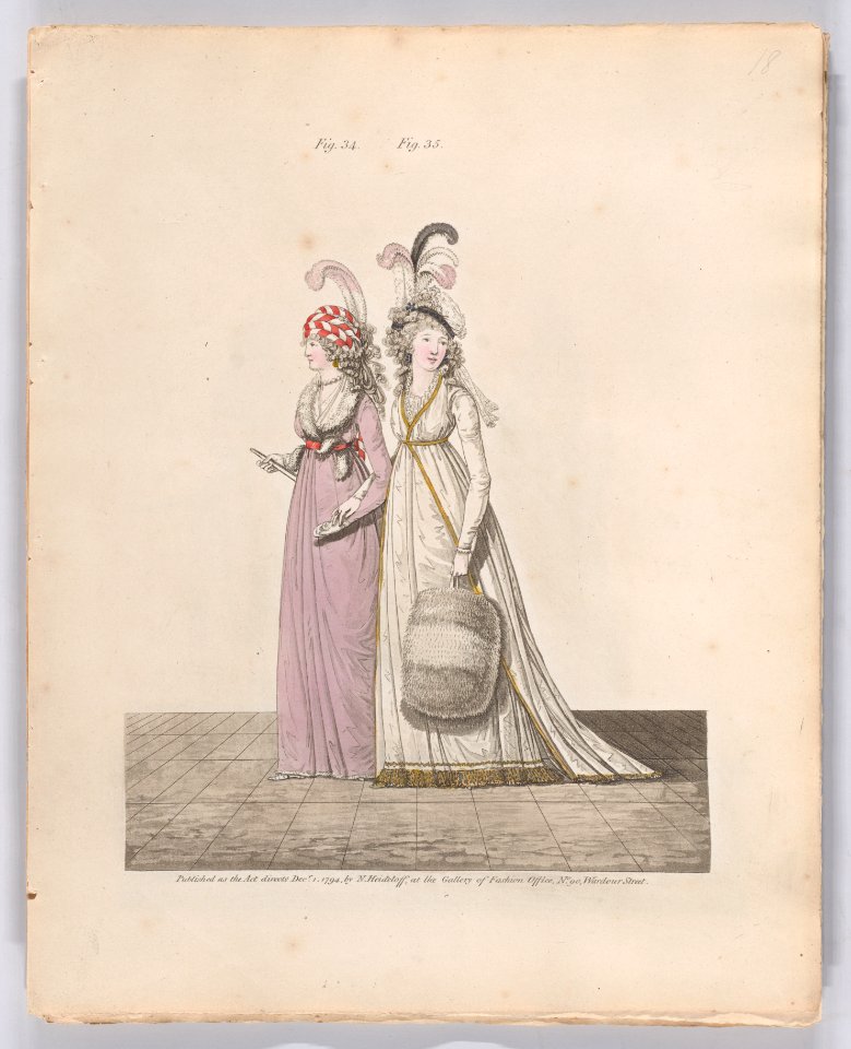 Gallery of Fashion, vol. I- April 1, 1794- March 1, 1795 Met DP889221