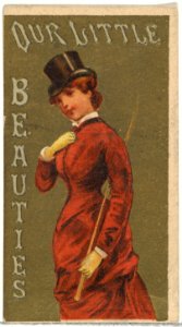 From the Girls and Children series (N58) promoting Our Little Beauties Cigarettes for Allen & Ginter brand tobacco products MET DP839419