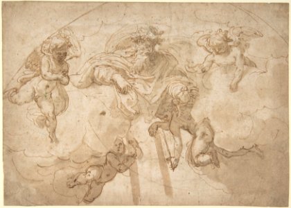 God the Father with Four Angels. MET DP807862
