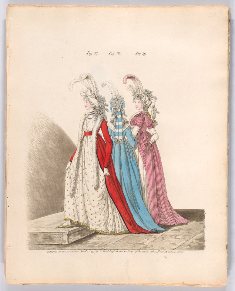 Gallery of Fashion, vol. I- April 1, 1794- March 1, 1795 Met DP889223