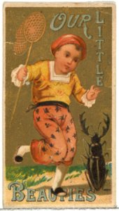From the Girls and Children series (N58) promoting Our Little Beauties Cigarettes for Allen & Ginter brand tobacco products MET DP839413