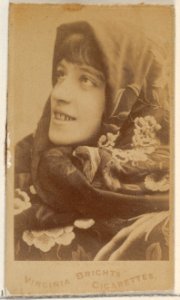 From the Actors and Actresses series (N45, Type 5) for Virginia Brights Cigarettes MET DP830624