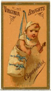 From the Girls and Children series (N64) promoting Virginia Brights Cigarettes for Allen & Ginter brand tobacco products MET DP839524