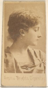 From the Actors and Actresses series (N45, Type 5) for Virginia Brights Cigarettes MET DP830613