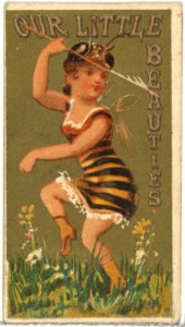 From the Girls and Children series (N58) promoting Our Little Beauties Cigarettes for Allen & Ginter brand tobacco products MET DP839427