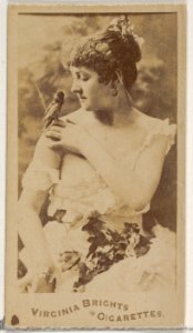 From the Actors and Actresses series (N45, Type 5) for Virginia Brights Cigarettes MET DP830628