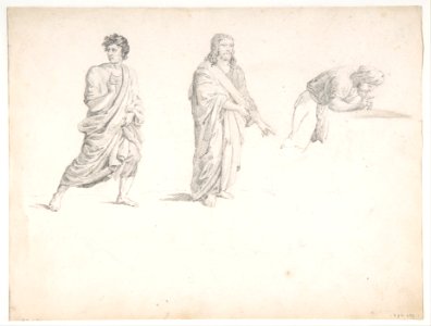 General Bonchamp Shown in a Pose Designed for His Tomb (Recto) MET DP805796