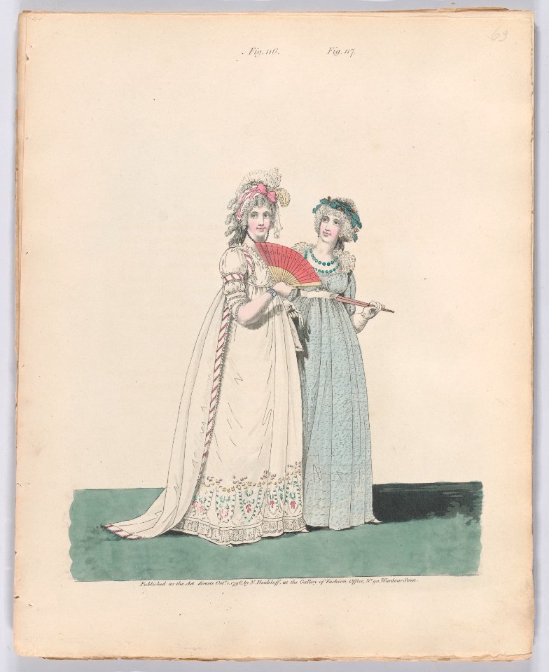 Gallery of Fashion, vol. III- April 1 1796 - March 1 1797 Met DP889119