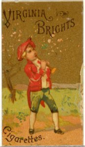 From the Girls and Children series (N64) promoting Virginia Brights Cigarettes for Allen & Ginter brand tobacco products MET DP839522