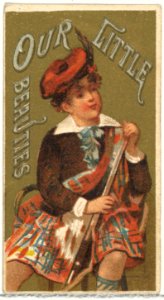 From the Girls and Children series (N58) promoting Our Little Beauties Cigarettes for Allen & Ginter brand tobacco products MET DP839425
