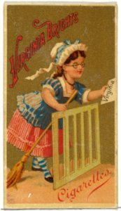 From the Girls and Children series (N64) promoting Virginia Brights Cigarettes for Allen & Ginter brand tobacco products MET DP839515