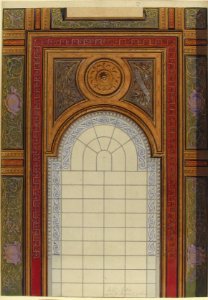Gallery Ceiling Design, Hôtel Cottier MET 67.827.3