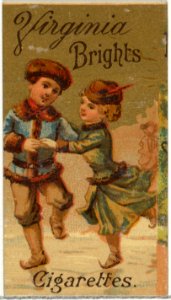 From the Girls and Children series (N64) promoting Virginia Brights Cigarettes for Allen & Ginter brand tobacco products MET DP839531