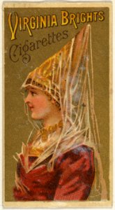 From the Girls and Children series (N64) promoting Virginia Brights Cigarettes for Allen & Ginter brand tobacco products MET DP839544