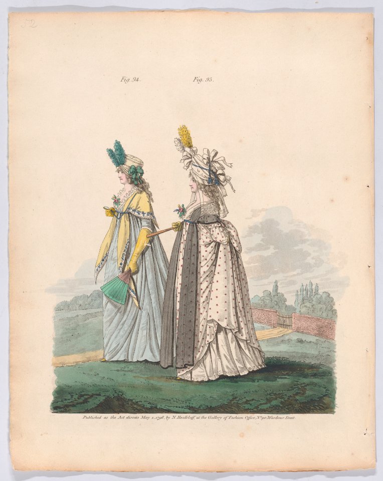 Gallery of Fashion, vol. III- April 1 1796 - March 1 1797 Met DP889108