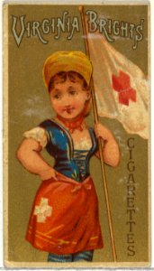 From the Girls and Children series (N64) promoting Virginia Brights Cigarettes for Allen & Ginter brand tobacco products MET DP839512