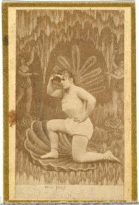 From the Actresses and Celebrities series (N60, Type 2) promoting Little Beauties Cigarettes for Allen & Ginter brand tobacco products MET DP839496
