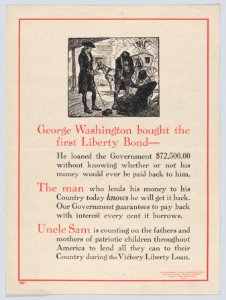 George Washington bought the first Liberty Bond MET DP873466