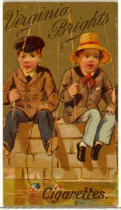 From the Girls and Children series (N64) promoting Virginia Brights Cigarettes for Allen & Ginter brand tobacco products MET DP839535