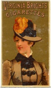From the Girls and Children series (N64) promoting Virginia Brights Cigarettes for Allen & Ginter brand tobacco products MET DP839513