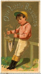 From the Girls and Children series (N58) promoting Our Little Beauties Cigarettes for Allen & Ginter brand tobacco products MET DP839416