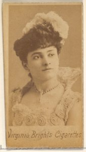 From the Actors and Actresses series (N45, Type 5) for Virginia Brights Cigarettes MET DP830616