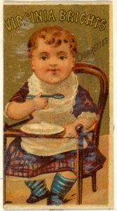 From the Girls and Children series (N64) promoting Virginia Brights Cigarettes for Allen & Ginter brand tobacco products MET DP839540