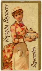 From the Girls and Children series (N64) promoting Virginia Brights Cigarettes for Allen & Ginter brand tobacco products MET DP839546