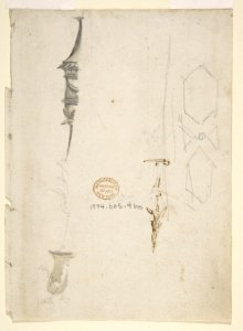 Fragmentary Sketches of Various Ornament MET DP810770