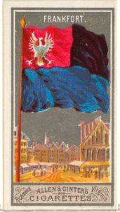 Frankfurt, from the City Flags series (N6) for Allen & Ginter Cigarettes Brands MET DP829245