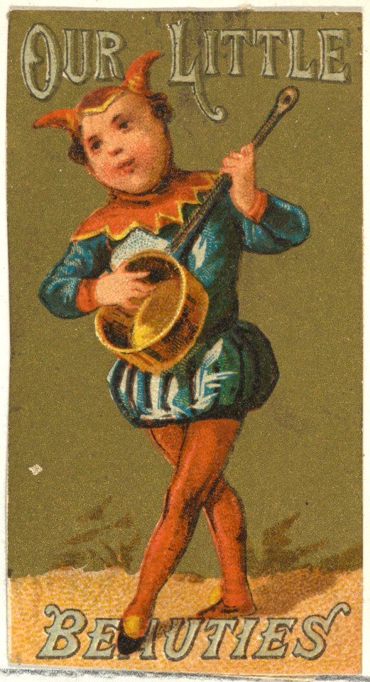 From the Girls and Children series (N58) promoting Our Little Beauties Cigarettes for Allen & Ginter brand tobacco products MET DP839411