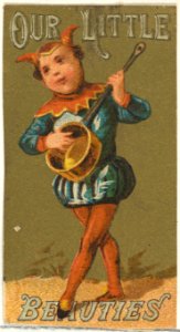 From the Girls and Children series (N58) promoting Our Little Beauties Cigarettes for Allen & Ginter brand tobacco products MET DP839411