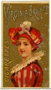 From the Girls and Children series (N64) promoting Virginia Brights Cigarettes for Allen & Ginter brand tobacco products MET DP839519