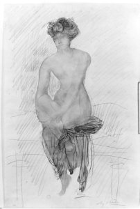 Girl Seated; full front MET 7773