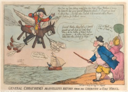 General Cheathem's Marvellous Return from His Exhibition of Fire Works MET DP883658