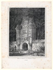 Gateway to the Abbey of St Martin of Auchi in Aumale (France) MET DP874034