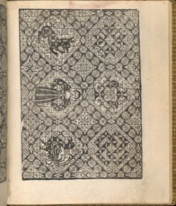 Giardineto novo di punti tagliati et gropposi per exercitio & ornamento delle donne (Venice 1554), page 10 (verso) MET DP360744