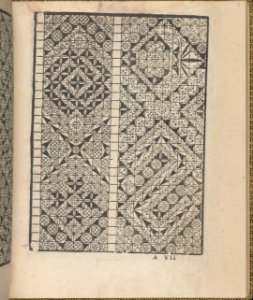 Giardineto novo di punti tagliati et gropposi per exercitio & ornamento delle donne (Venice 1554), page 4 (verso) MET DP360720