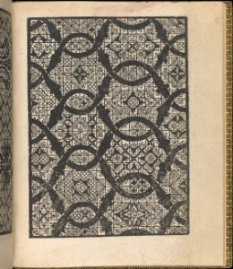Giardineto novo di punti tagliati et gropposi per exercitio & ornamento delle donne (Venice 1554), page 11 (recto) MET DP360746