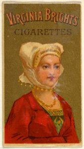 From the Girls and Children series (N64) promoting Virginia Brights Cigarettes for Allen & Ginter brand tobacco products MET DP839543