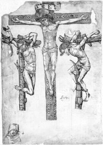 Fragments of a Crucifixion, with the Virgin Mary MET MM34803