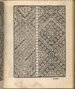 Giardineto novo di punti tagliati et gropposi per exercitio & ornamento delle donne (Venice 1554), page 7 (recto) MET DP360730