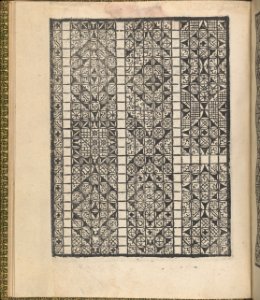 Giardineto novo di punti tagliati et gropposi per exercitio & ornamento delle donne (Venice 1554), page 4 (recto) MET DP360719