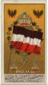 Germany, from Flags of All Nations, Series 1 (N9) for Allen & Ginter Cigarettes Brands MET DP841341