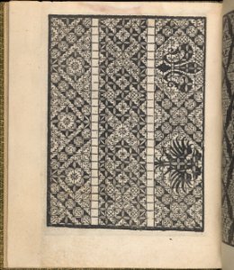 Giardineto novo di punti tagliati et gropposi per exercitio & ornamento delle donne (Venice 1554), page 11 (recto) MET DP360747